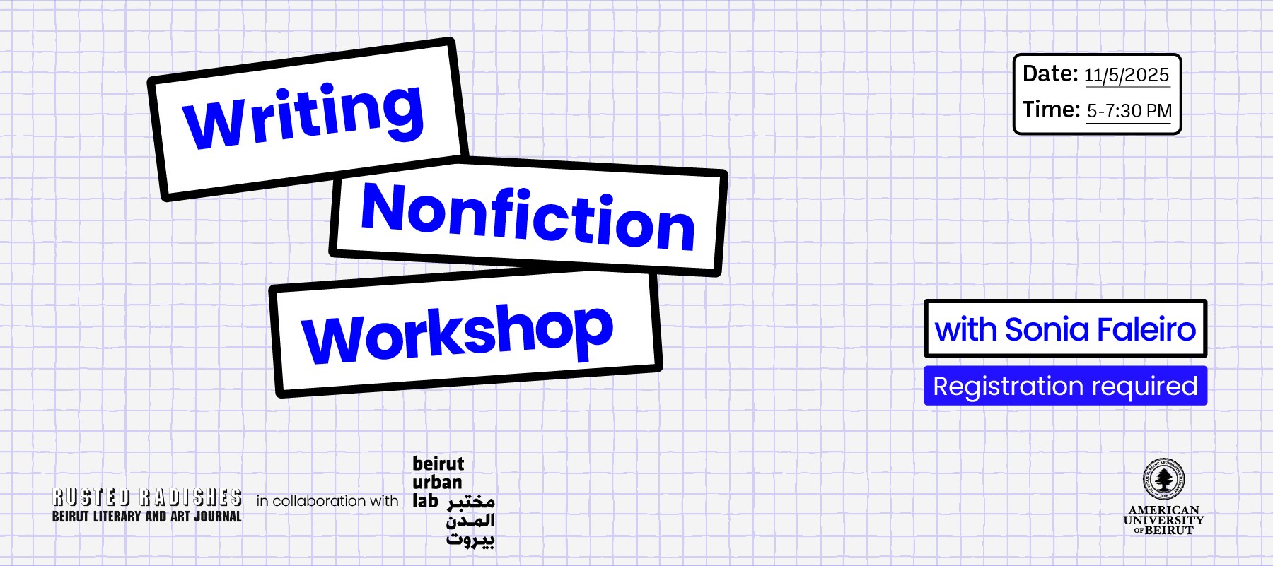 Workshop: Writing Nonfiction with Sonia Faleiro